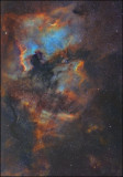 The whole America nebula