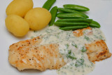 Cod Loin with Parsley Sauce