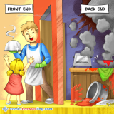 Modern Web Development - Webcomic about web developers, programmers and browsers  