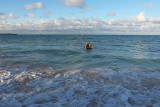 sunset dip