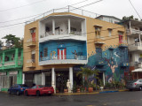 House painted with murals, Calle San Carlos, Aguadilla