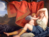 Venere con un amorino - Venus with cupid, , Alessandro Varotari called il Padovanino (1588-1649)