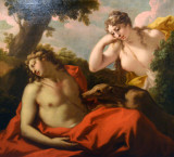 Adone e Venere piangente - Adonis and weeping Venus, Giovanni Antonio Pellegrini (1675-1741)
