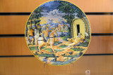 Plate - Alexander and Diogene, 16th C. Italy