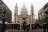 Christmas Market at St. Stephens Basilica, Budapest