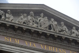 Pediment of St. Stephens Basilica, Ego Sum Via Veritas et Vita