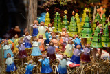 Ceramic figurings and Christmas trees, Budapest