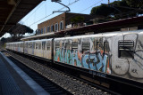 Local train back to Rome, Ostia