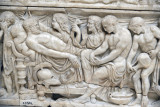 Sarcophagus with scenes from the Iliad from the Necropolis of Pianabella, 160 AD