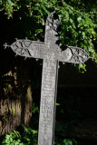 Old iron cross inscribed Queckenberg, Remagen