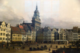 The Old Market in Dresden as Seen from Schlossgasse, 1749-51, Canaletto