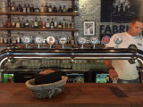 Craft beer taps, Fabrika, Hotel Loft Bratislava