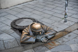 Sculpture Man at Work, Pansk 251, Bratislava