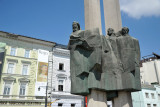 Monument to Ľudovt tr (1815-1856), leader of the 19th C. Slovak national revival