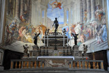 17th C. High Altar with apse fresco of the Pool of Bethesda, ca 1730, Sebastiano Conca