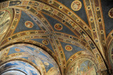Pilgrims Hall covered with frescoes, the ceiling by Domenico di Bartolo, Santa Maria della Scala