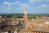 Tower of the Palazzo Publico on the Piazza del Campo, Siena