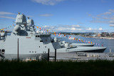 Danish frigates HDMS Peter Willemoes (F362)  and HDMS Niels Juel (F363) on a port visit to Oslo