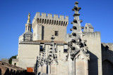 Tour de la Campane from the top of the Aile des Familiers, Avignon