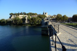 The city of Avignon from the remains of the famous bridge