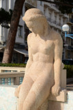 Sculpture La Baigneuse, Alfonse Grebel (1885-1968), Antibes
