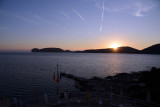 Sunset from the Hotel El Faro, Porto Conte Natural Park