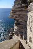 Stunning stairs carved into the cliffs on the south side of Bonifacio