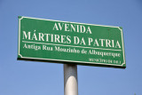 Many street signs have 2 names, the current one and the one from Portuguese Timor