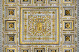 Ceiling with coat of arms of Pope Pius IX (1846-1878)