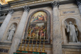 Altar of the Coronation of the Virgin, south transept, Basilica of St. Paul Outside the Walls