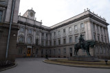 Equestrian statue of Tsar Alexander III in front of the Marble Palace