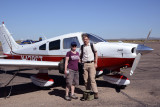 Trygve and Karen with Jellybean, a Piper Dakota