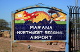 Mosaic sign at Marana Northwest Regional Airport