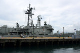 HMAS Darwin on a port visit to Subic Bay