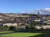 View north from the city walls, Londonderry
