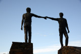 Hands Across the Divide, symbolizing the Catholic and Protestant communities