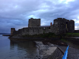 Carrickfergus Castle in the evening