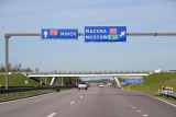 P1 to Minsk or take the exit on the M1/E30 to Moscow