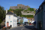 Village of Gorey beneath Mont Orgueil Castle