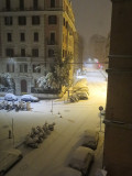 26 Feb 2018 5.00am, 4 inches of snow in Rome