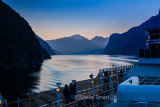 Queen Victoria entering Geirangerfjords, Norway