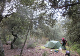 Feb 2017 Mallorca GR221 - Camp above Lluc monastery