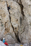 At Sympleglades crag Kalymnos