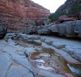 Oct 2017 Dark Canyon on limestone river beds