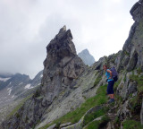 Crossing a few ridges between Karl Edel and Kasseler Hutte