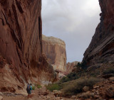 Side canyon at the bottom of Lower Muley Twist