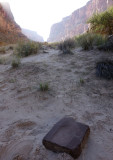 Day 2 Grinding stone near Fishtail Canyon