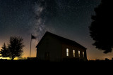 Milky Way over Fairview Church