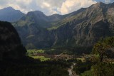 Kandersteg, seen from the path from Oeschinensee