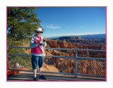 17 10 P1040444 Helen at Bryce Canyon